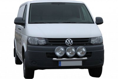 Extraljusfäste i polerat Rostfritt stål till Volkswagen Transporter T5 från 2010-2015