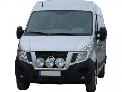 Extraljusfäste i Rostfritt stål till Nissan NV400 från 2011-