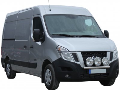 Extraljusfäste i Rostfritt stål till Nissan NV400 från 2011-