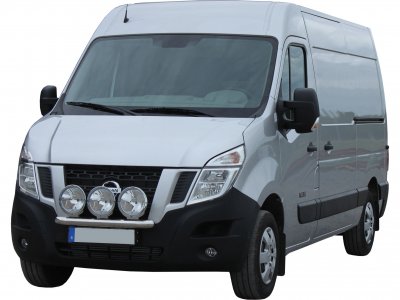 Extraljusfäste i Rostfritt stål till Nissan NV400 från 2011-