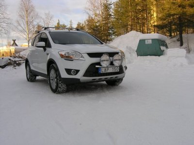 Extraljusfäste Unibar för 2 extraljus (max 247 mm)