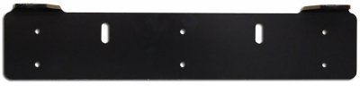 Extraljushållare i svartlackerad Aluminium för 2 st extraljus (max 240 mm)