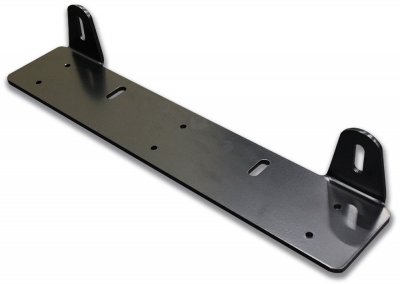 Extraljushållare i svartlackerad Aluminium för 2 st extraljus (max 240 mm)