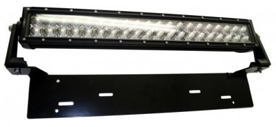 Extraljushållare för LED-Ramp - svartlackerad