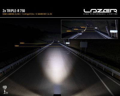 Ljusbild för Lazer Triple-R 750 till Toyota Land Cruiser 300 från 2022-