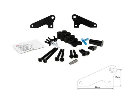 Universalfäste för takmontering av LED-ramp - För bilar med takrails