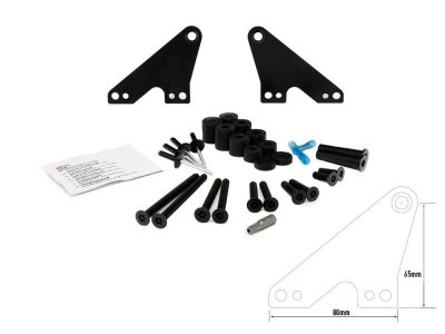 Universalfäste för takmontering av LED-ramp - För bilar med takrails