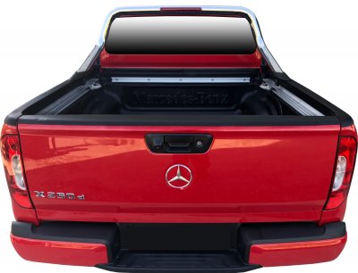 Flakrelingsskydd för sidorna och bakläm till Mercedes-Benz X-Klass 2017-