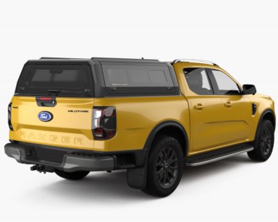 Flakkåpa Ford Ranger från 2023- | Rhinoman Xtreme | Double Cab