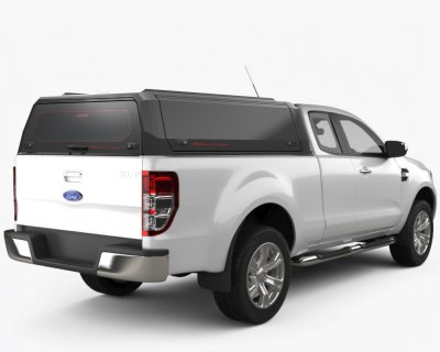 Flakkåpa Ford Ranger från 2023- | Super Cab
