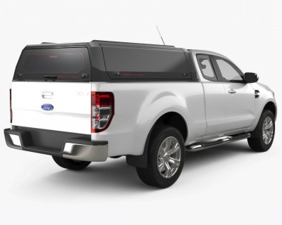 Flakkåpa Ford Ranger Super Cab från 2012-2023