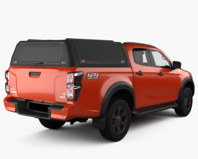 Flakkåpa Isuzu D-Max från 2020- | Crew Cab (Dubbelhytt)