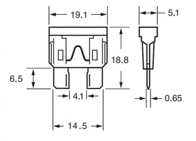 Flatsäkring ATO - 30A - Grön (5-pack)