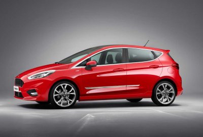 Rutlister i Rostfritt stål till Ford Fiesta från 2018 och framåt