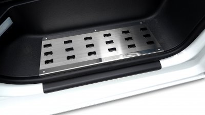 Fotstegsskydd Ford Transit Custom från 2023- och nyare | Rostfritt stål