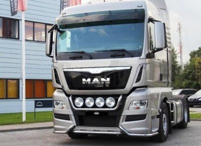 Frontbåge "City" i Rostfritt Stål - MAN TGX 2013-
