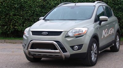 Frontbåge i Rostfritt stål för 2 extraljus till Ford Kuga 2008-2012