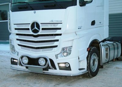 Frontbåge i Rostfritt stål - Mercedes-Benz Actros 2011-