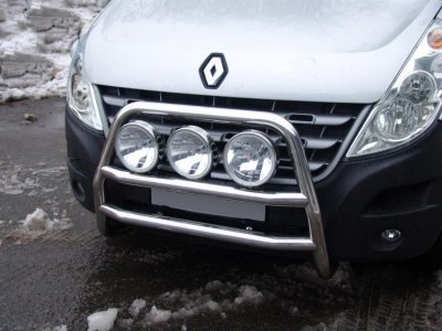 Frontbåge i Rostfritt stål till Opel Movano 2011-