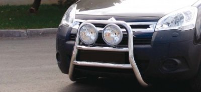 Frontbåge i Rostfritt stål till Citroën Berlingo 2008-