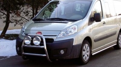 Frontbåge i Rostfritt stål till Citroën Jumpy 2007-