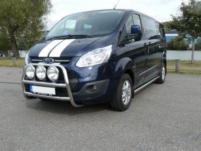 Frontbåge i Rostfritt stål till Ford Transit Custom från 2013-
