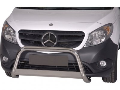 Låg frontbåge i Rostfritt stål till Mercedes-Benz Citan 2013-