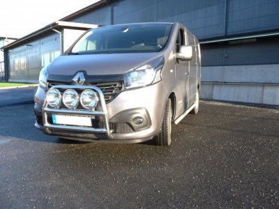 Frontbåge i Rostfritt stål till Renault Trafic 2015-