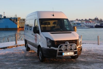 Frontbåge i Rostfritt stål till Volkswagen Crafter 2006-