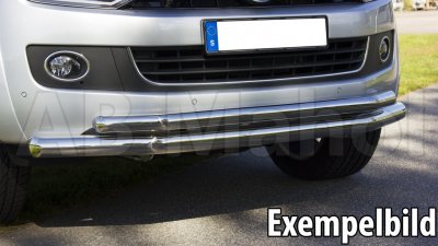 Frontrör Double i Rostfritt stål till Mitsubishi L200 2016-