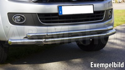 Frontrör Double i Rostfritt stål till Kia Sorento 2015-