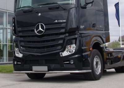 Frontrör i Rostfritt stål - Mercedes-Benz Actros 2011-