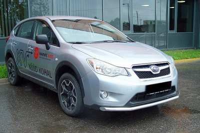 Frontrör i Rostfritt stål till Subaru XV 2012-