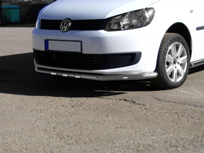Frontrör i Rostfritt stål till VW Caddy 2010-2015