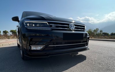 Frontsplitter Volkswagen Tiguan R-Line från 2016-2020