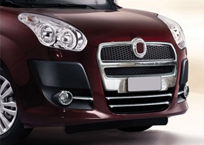 Grill i rostfritt stål till Fiat Dobló 2010-2014