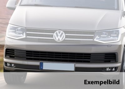 Grill i kolfiber till VW T6 2016- med lackerad stötfångare