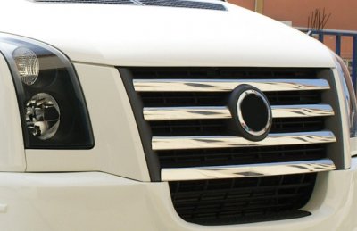 Grill i Rostfritt stål till Volkswagen Crafter 2006-2011
