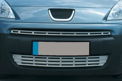 Grill i rostfritt stål till Peugeot Partner 2008-2015