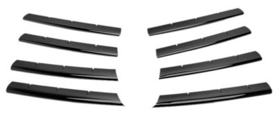 Övre grill i rostfritt stål (Gun Metal Black) till VW Transporter T5 2003-2009