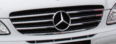 Grill i Rosttfritt stål till MB Vito 2004-2010