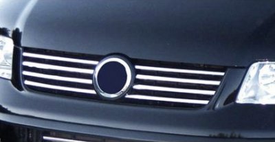 Övre grill i rostfritt stål till VW Transporter T5 2003-2009