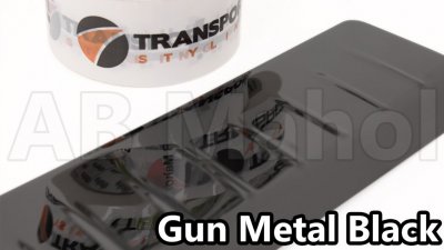 Övre grill i Rostfritt stål (Gun Metal Black) till VW T6 2016-2019 med lackerad stöfångare