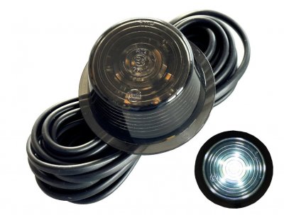 Gylle LED Black Line - Positionsljuslykta med 6xLED för gummiarmar | 10V/30V
