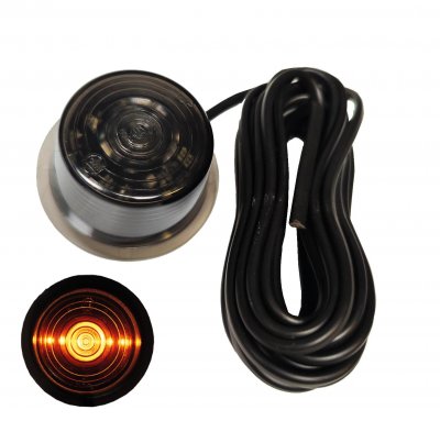 Gylle LED Black Line - Positionsljuslykta med 6xLED för gummiarmar | 10V/30V