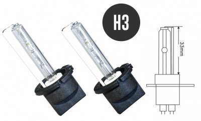 Xenonlampor H3 till Standard Xenonkit - 35W