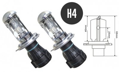 Canbus Xenonkit 55 W med Slim-ballast