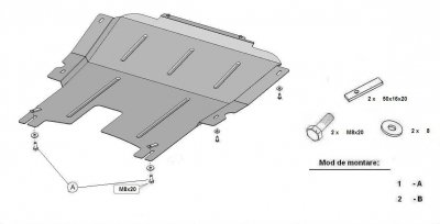 Hasplåt till Dacia Lodgy från 2012-