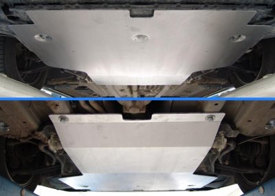 Hasplåt/Drivlineskydd i Aluminium till Peugeot Partner från 2008-