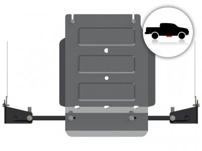 Hasplåt fördelningslåda aluminium Mitsubishi L200 2016-